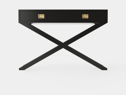 Ashley 콘솔 테이블 블랙 3D 모델