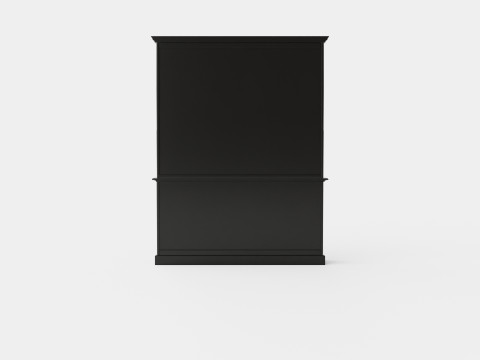 Assonet display cabinet black Modelo 3D