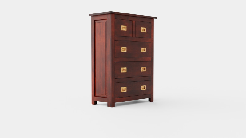 Backbay chest of drawers English 3D 模型 .c4d .max .obj .3ds .fbx .stl .blend 