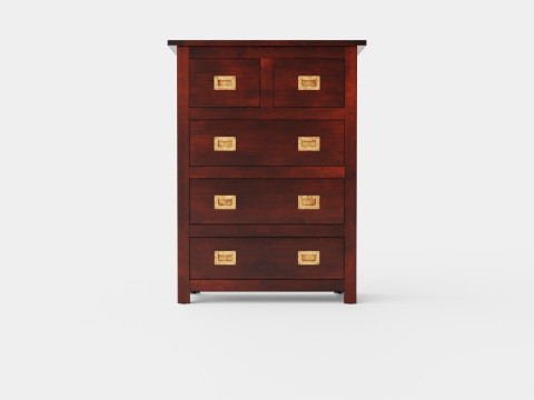 Backbay chest of drawers English 3D 模型