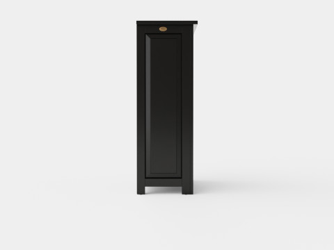Backbay chest of drawers black 3D 模型