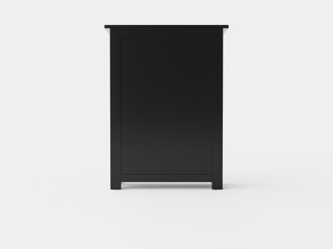 Backbay chest of drawers black 3D 模型