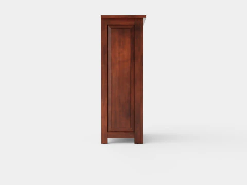 Backbay chest of drawers rich brown 3D Model