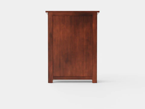 Backbay chest of drawers rich brown 3D Model
