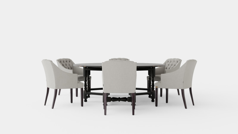 Balmoral black with Delano chair sand 3Dモデル .c4d .max .obj .3ds .fbx .stl .blend 
