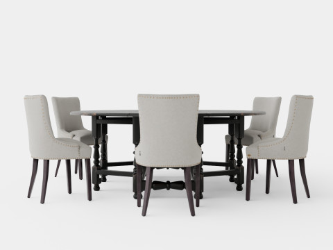 Balmoral black with Hudson chair sand Modèle 3D