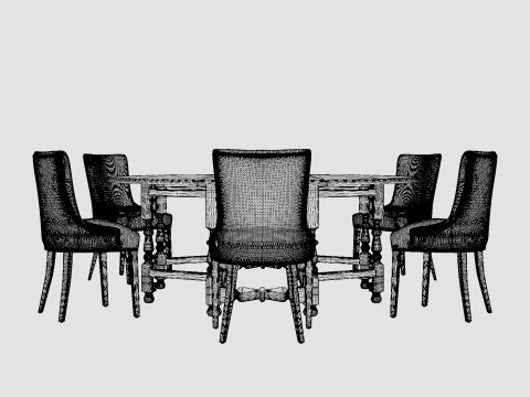 Balmoral black with Hudson chair sand Modèle 3D