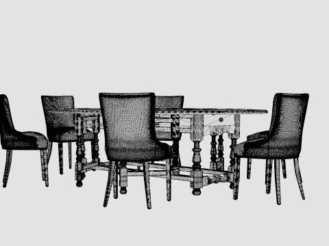 Balmoral black with Hudson chair sand Modèle 3D