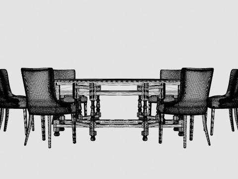 Balmoral black with Hudson chair sand Modèle 3D