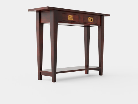 Bayberry console table English Modello 3D