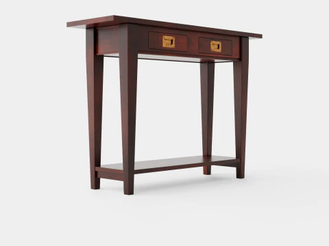 Bayberry 콘솔 테이블 영어 3D 모델