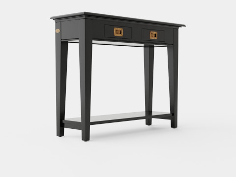 Bayberry console table black Modello 3D