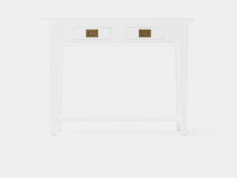 Bayberry console table white 3D Model