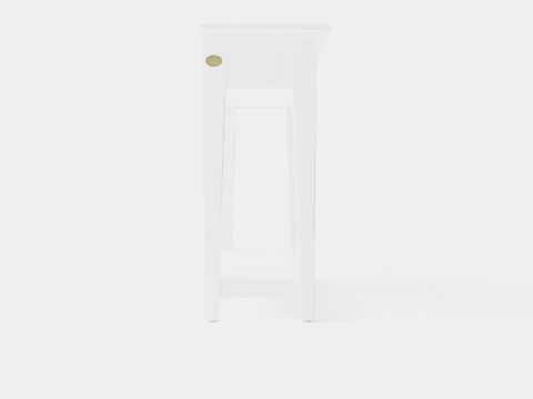 Bayberry console table white 3D Model