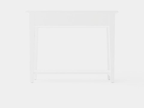 Bayberry console table white Modèle 3D