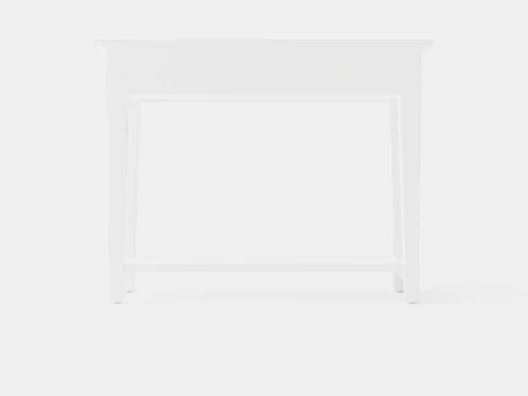 Bayberry console table white 3D Model