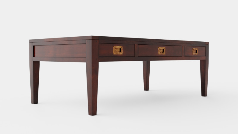 Belknap coffee table English 3D-Modell .c4d .max .obj .3ds .fbx .stl .blend 