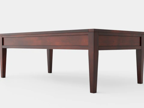 Belknap coffee table English 3D Model