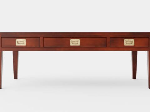 Belknap coffee table rich brown Modelo 3D