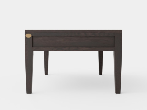 Belknap coffee table wenge 3D Model