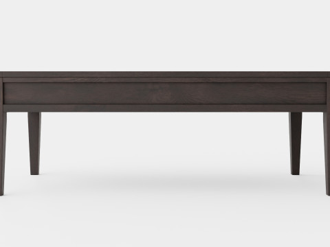 Belknap coffee table wenge 3D Model