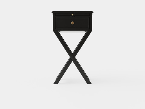 Bretagne side table black 3D मॉडल