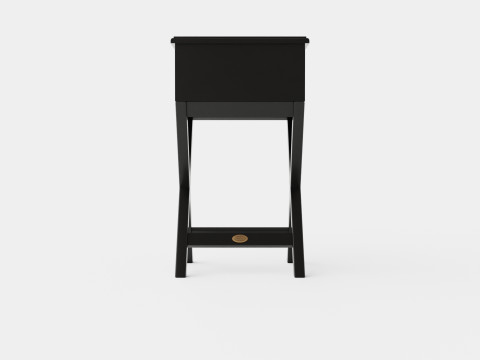 Bretagne side table black 3D मॉडल