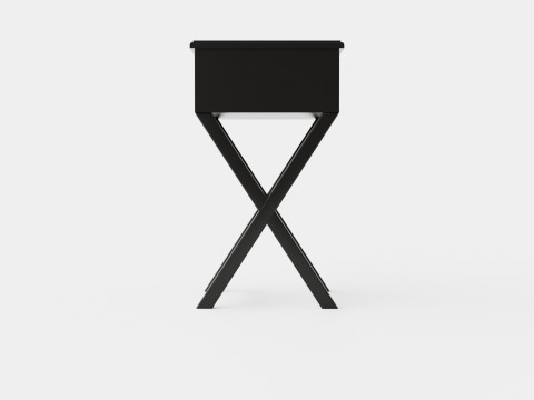 Bretagne side table black 3D मॉडल