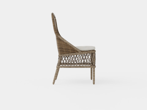 Brussel dining chair vintage Modelo 3D