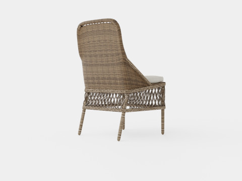 Brussel dining chair vintage Modelo 3D