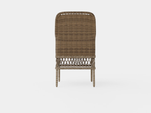 Brussel dining chair vintage Modelo 3D