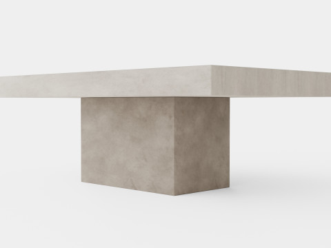 Campos coffee table grey 3D Model