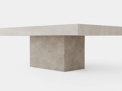 Campos coffee table grey 3D Model