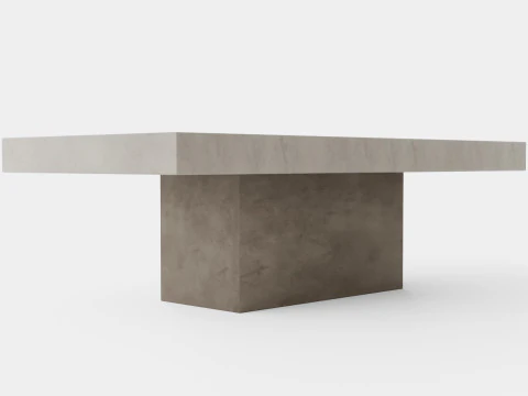 Campos coffee table grey 3D Model