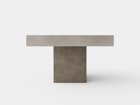 Campos coffee table grey 3D 모델