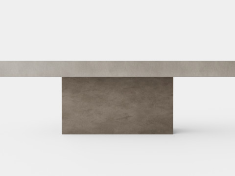 Campos coffee table grey 3D 모델