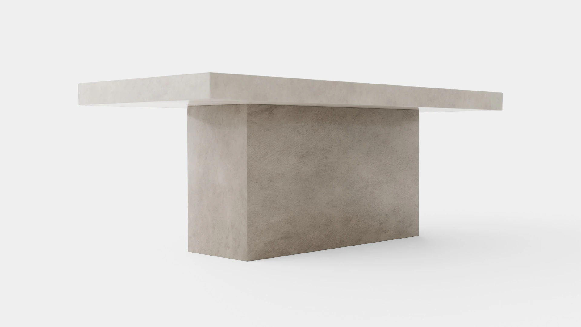 Campos dining table grey 3D Model .c4d .max .obj .3ds .fbx .stl .blend 