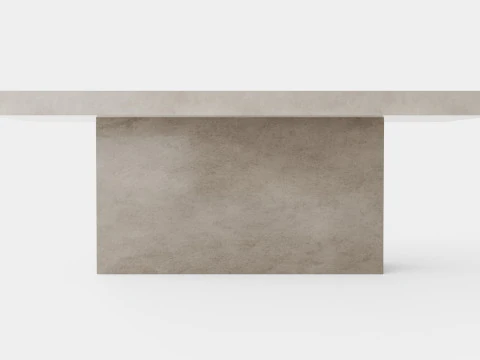 Campos dining table grey 3D Model