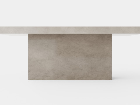 Campos dining table grey Model 3D