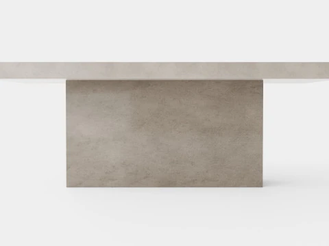 Campos dining table grey 3D Model