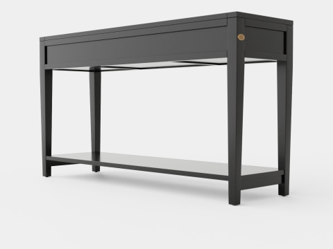 Capetown console table black Modelo 3D