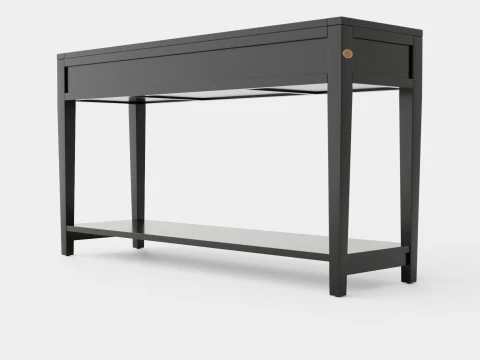 Capetown console table black 3D Model