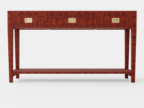 Capetown console table rich brown Modelo 3D