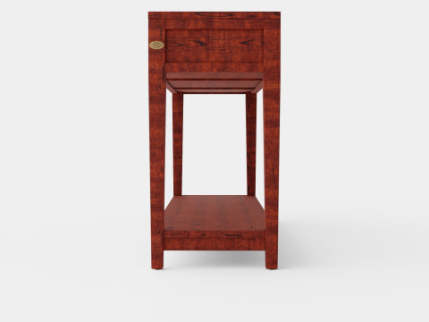 Capetown console table rich brown Modelo 3D