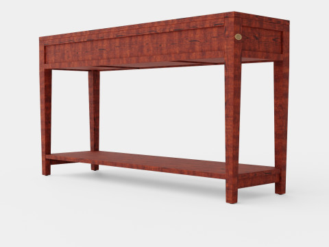 Capetown console table rich brown Modelo 3D