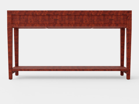 Capetown console table rich brown Modelo 3D