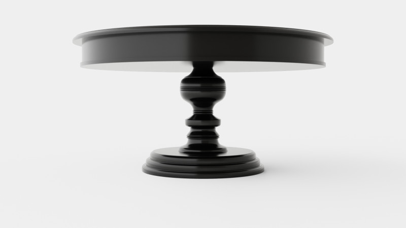 Cardiff dining table black Modelo 3D .c4d .max .obj .3ds .fbx .stl .blend 
