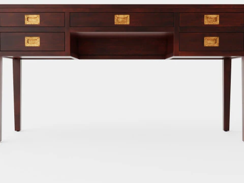 Centerville desk English 3D Model