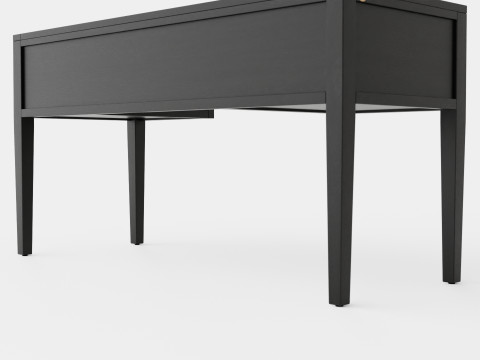Centerville desk black 3D Модель