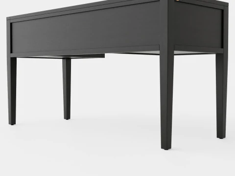 Centerville desk black 3D Model